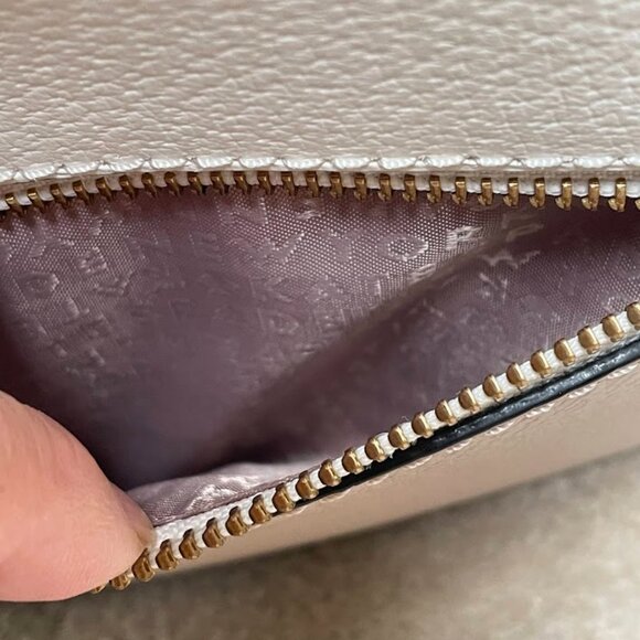 Kate Spade Grove Street Sammi Leather Ivory Pinkish Tan Zipper Pocket Backpack main image 4